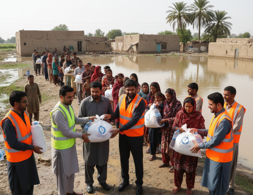 Disaster relief and flood support