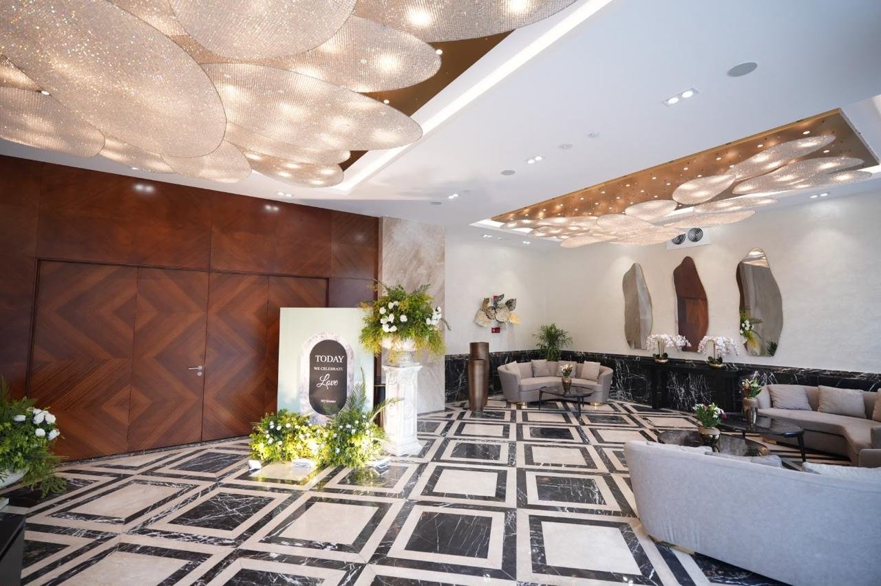 Elegant reception and guest area at Mövenpick Hotel Centaurus Islamabad